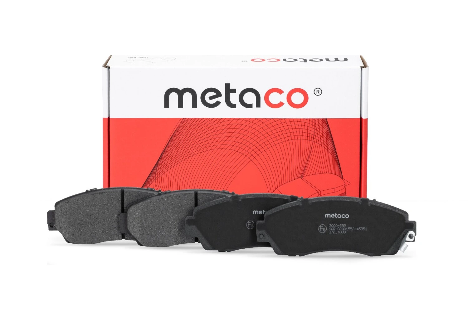 Колодки тормозные дисковые | перед | · METACO 3000282