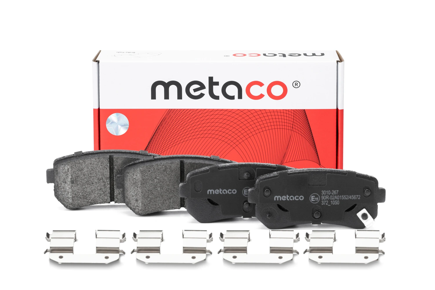 Колодки тормозные дисковые | зад | · METACO 3010267