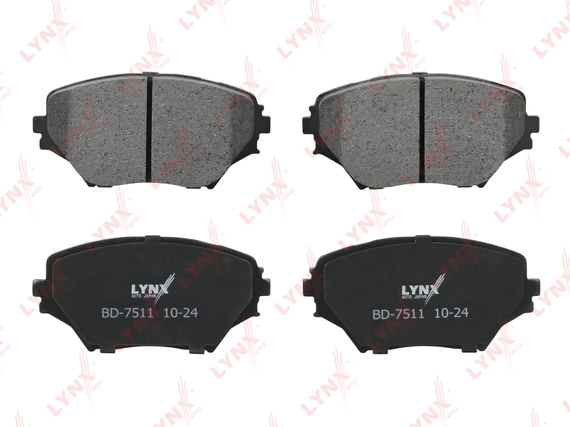 Колодки тормозные дисковые | перед | · LYNXAUTO BD7511