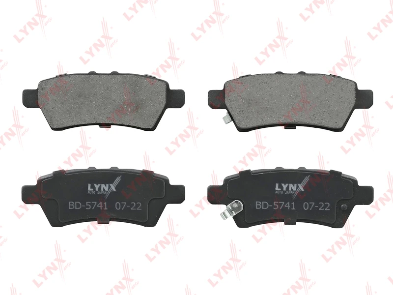 Колодки тормозные дисковые | зад | · LYNXAUTO BD5741
