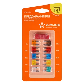 Предохранители мини в блистере (10 шт. 5-30А)