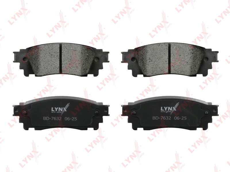 Дисковые тормозные колодки | зад | · LYNXAUTO BD7632