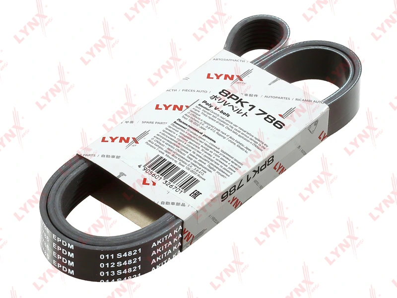 Ремень поликлиновой · LYNXAUTO 8PK1786