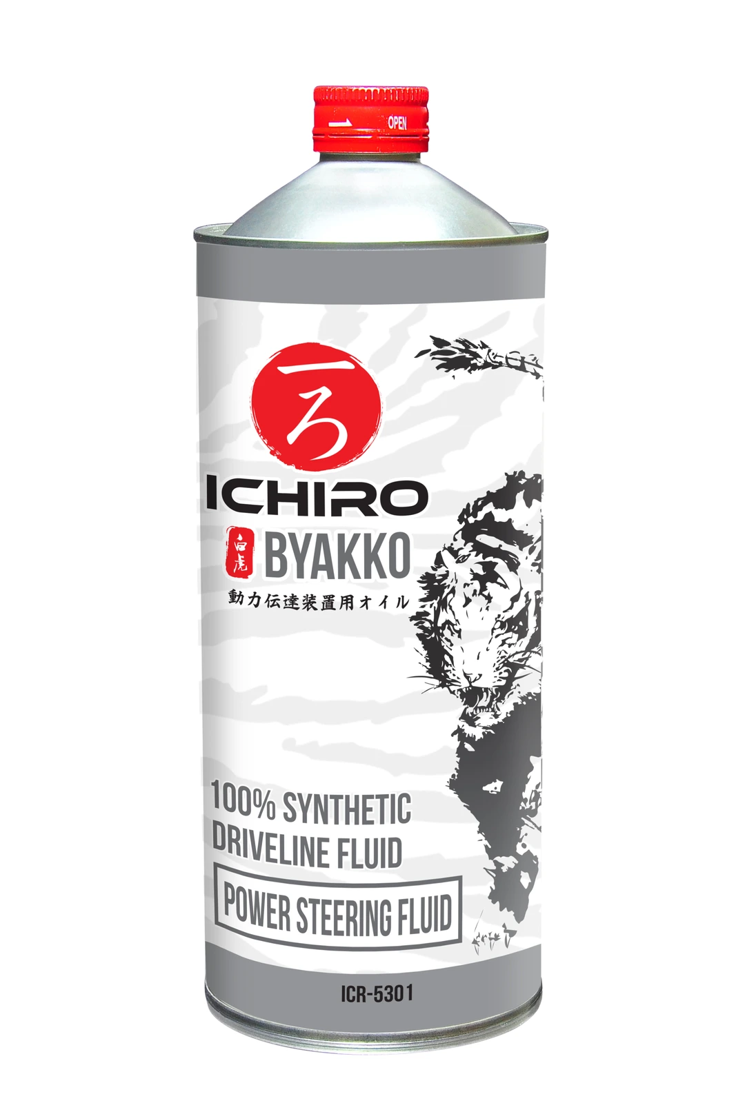 POWER STEERING FLUID BYAKKO 1л, (синт.жидкость для ГУР), (янтарная) · ICHIRO ICR53011