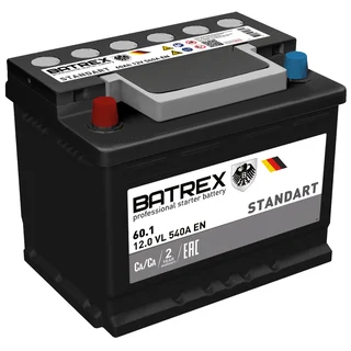 Аккумулятор STANDART 60 Ah, 550 A, 242 х 175 х 190 прям.