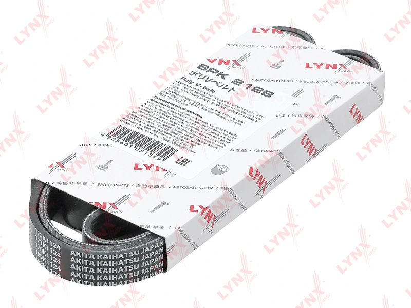 Ремень поликлиновой · LYNXAUTO 6PK2128