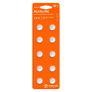 Батарейка AG13/LR44 щелочная 10 шт.