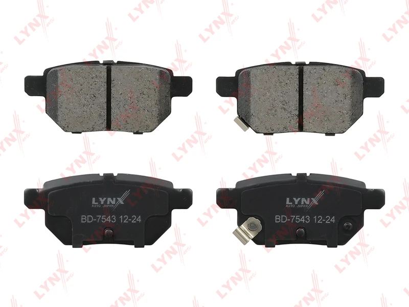 Колодки тормозные дисковые | зад | · LYNXAUTO BD7543