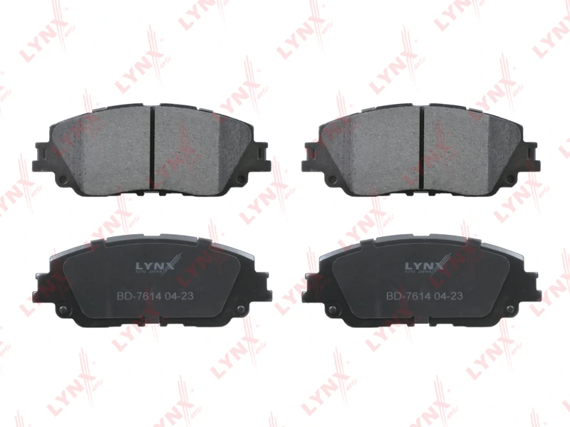 Колодки тормозные дисковые | перед | · LYNXAUTO BD7614