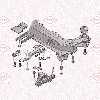 Опора двигателя | зад |