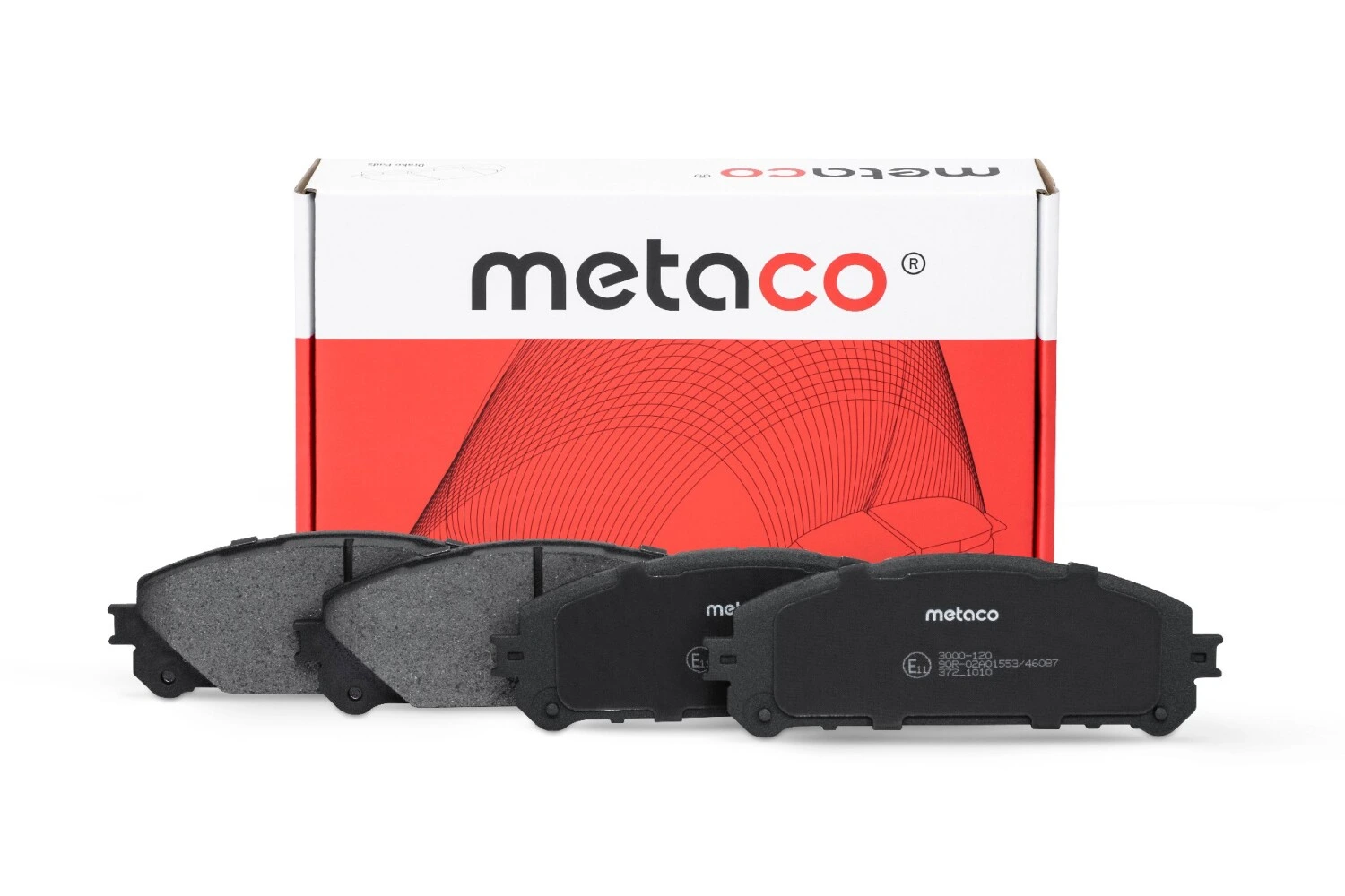 Колодки тормозные дисковые | перед | · METACO 3000120