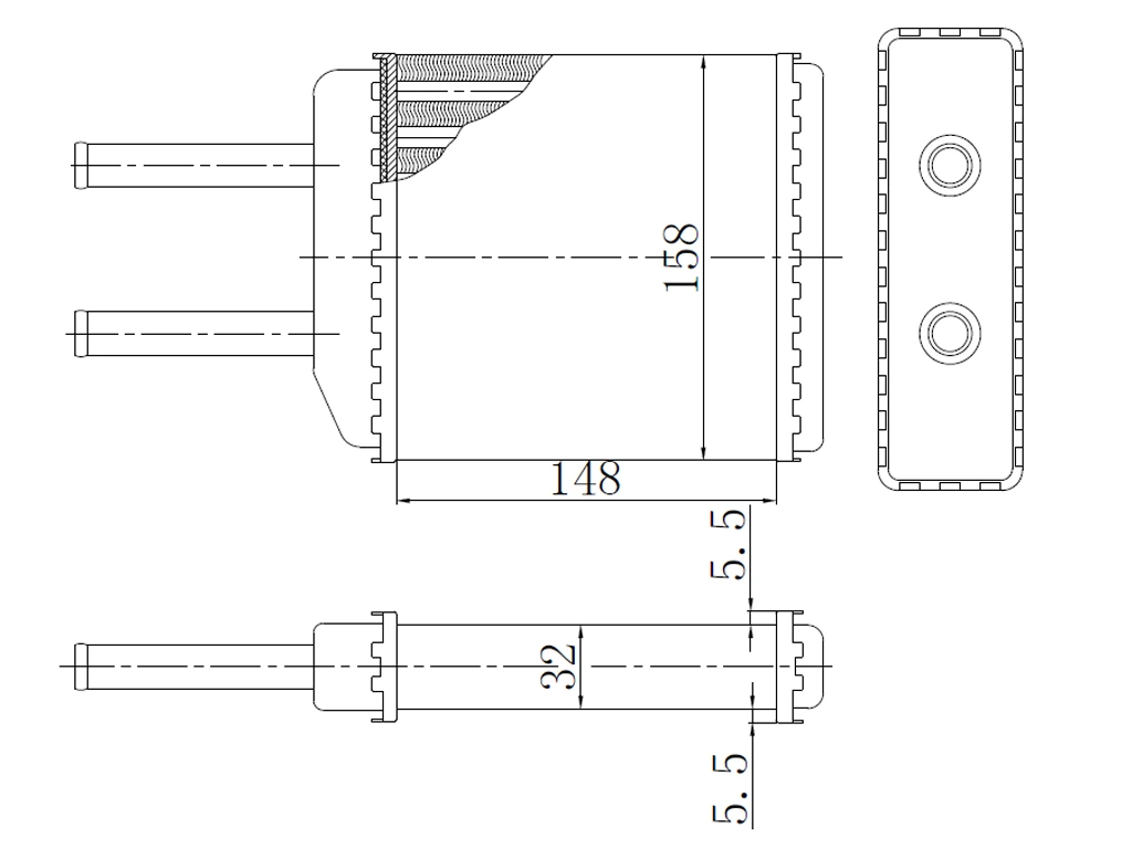 Радиатор печки · STELLOX 1035050SX