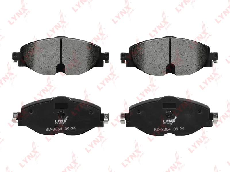 Дисковые тормозные колодки | перед | · LYNXAUTO BD8064