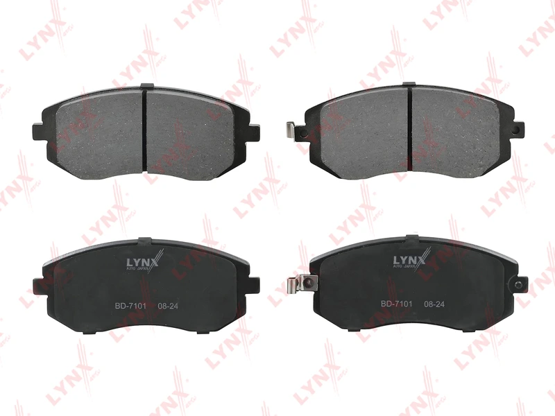 Колодки тормозные дисковые | перед | · LYNXAUTO BD7101