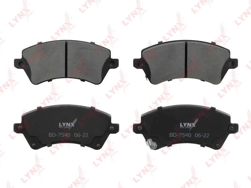 Колодки тормозные дисковые | перед | · LYNXAUTO BD7540