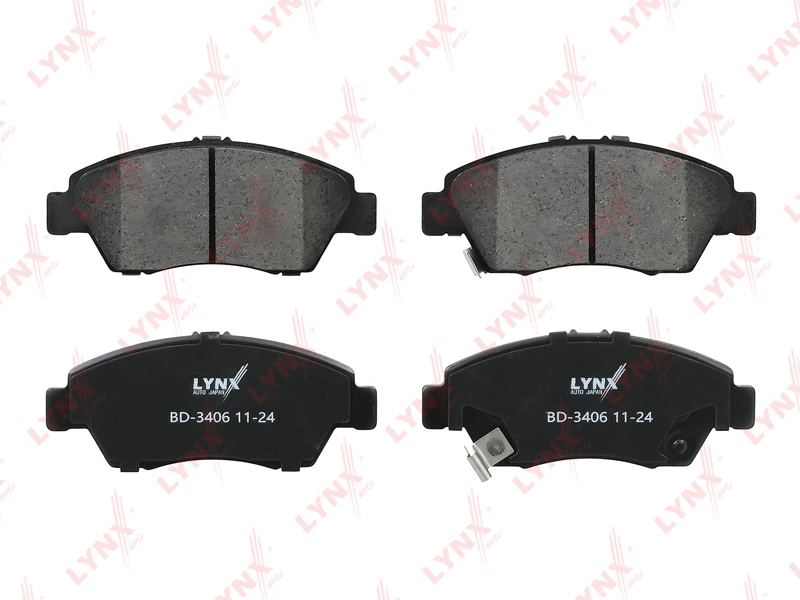 Колодки тормозные дисковые | перед | · LYNXAUTO BD3406