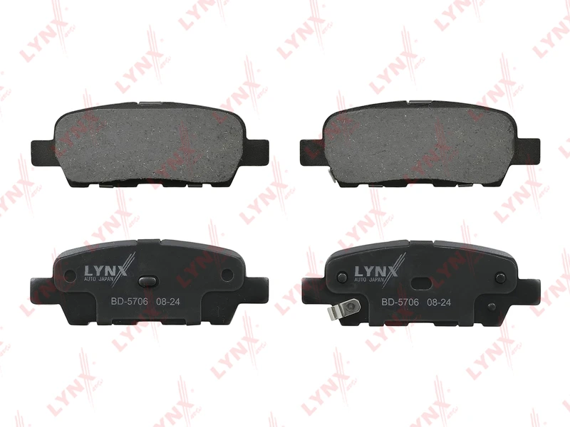 Колодки тормозные дисковые | зад | · LYNXAUTO BD5706