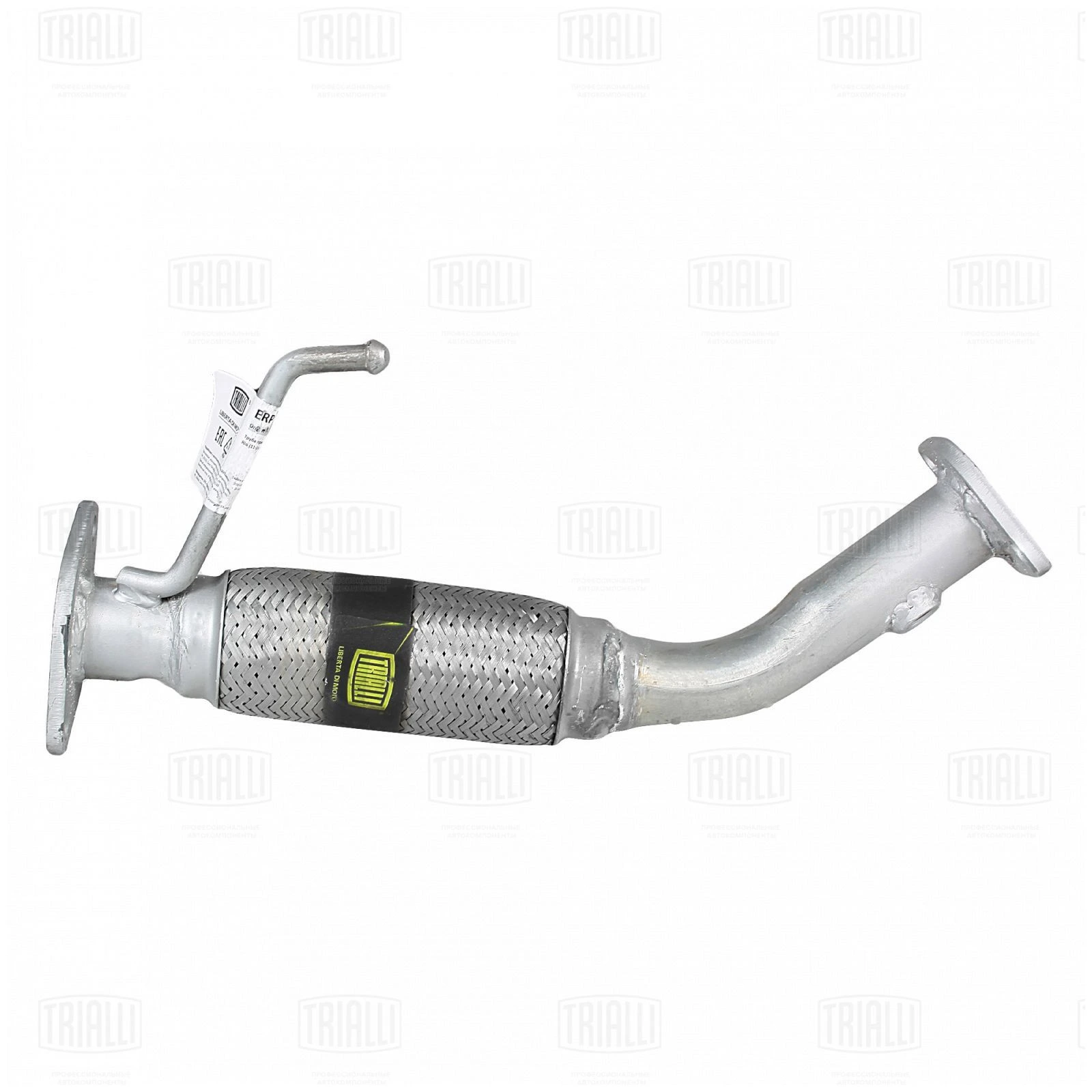 Труба приёмная для а/м Hyundai Solaris (10-)/Kia Rio (11-) с гофрой (алюм. сталь) · TRIALLI ERP0801