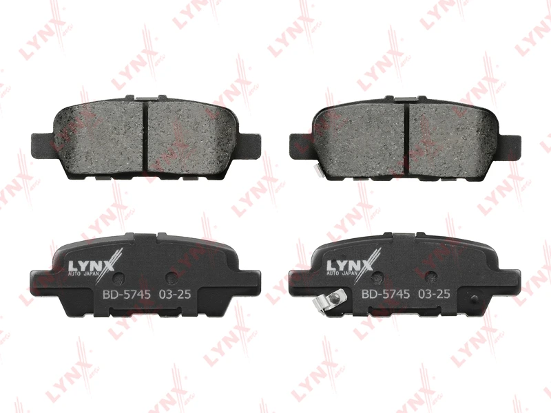 Колодки тормозные дисковые | зад | · LYNXAUTO BD5745