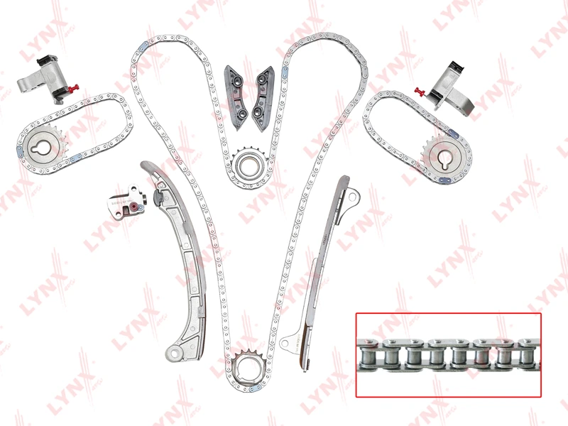 Комплект цепи ГРМ · LYNXAUTO TK0043