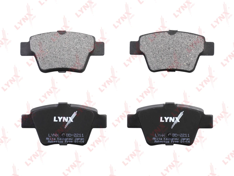 Колодки тормозные дисковые | зад | · LYNXAUTO BD2211