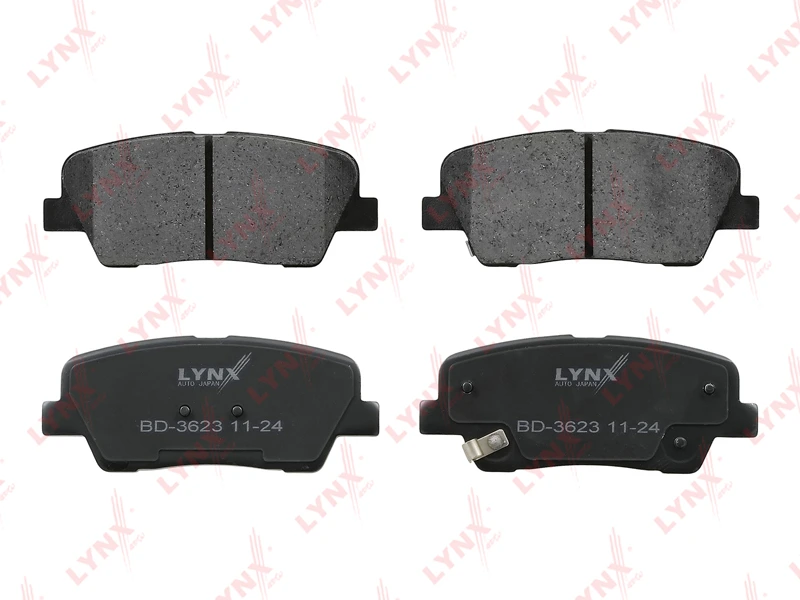 Колодки тормозные дисковые | зад | · LYNXAUTO BD3623