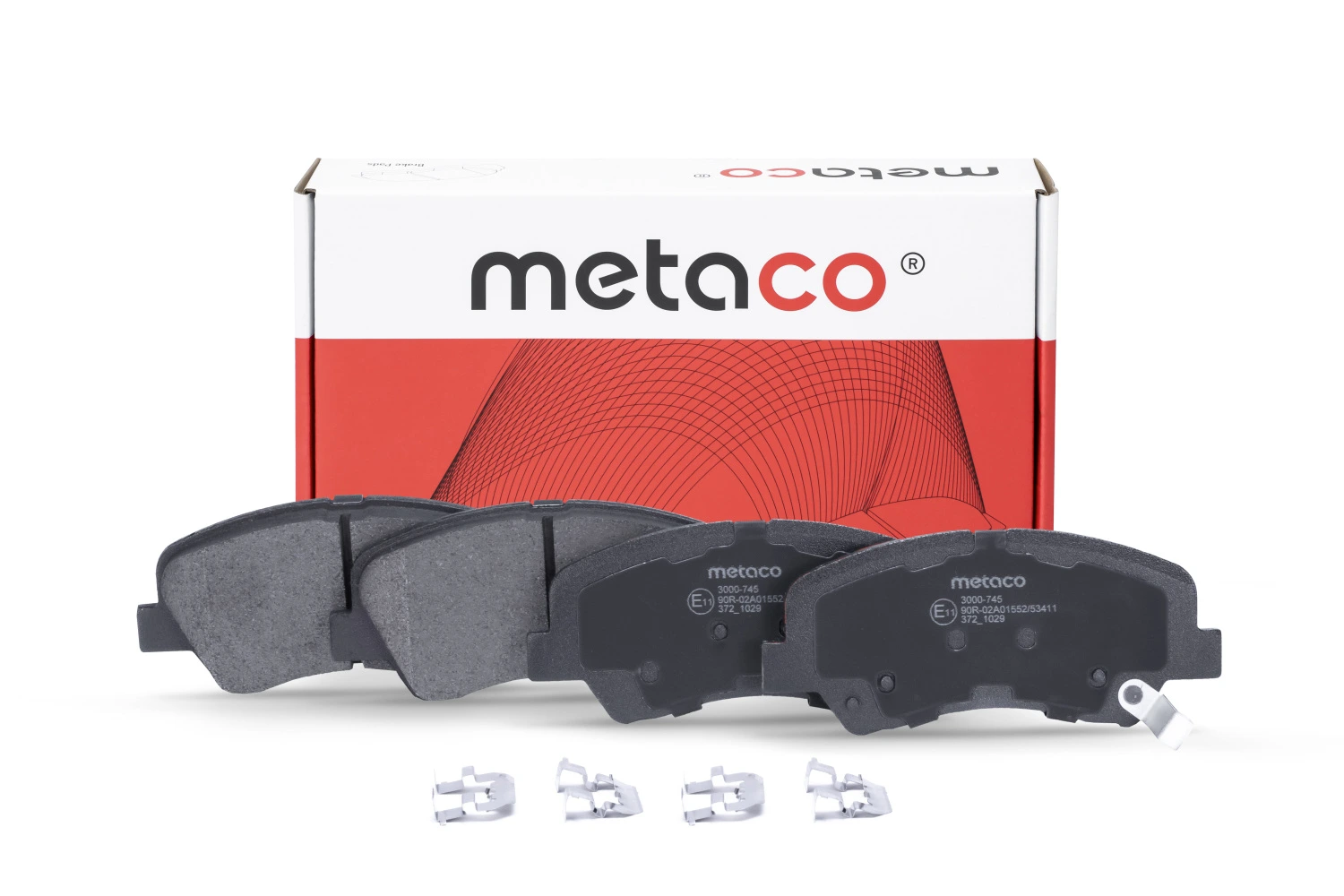 Колодки тормозные дисковые | перед | · METACO 3000745
