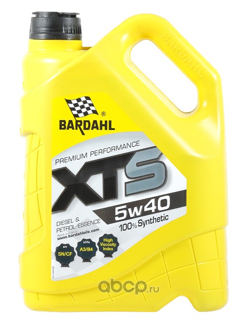 5W-40 XTS A3/B4, API SN/CF 5L (синт. моторное масло)