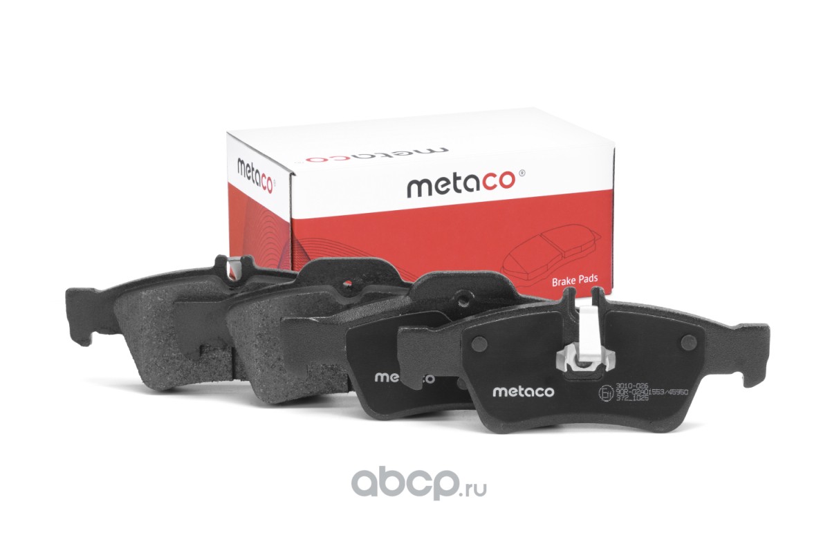 Колодки тормозные дисковые | зад | · METACO 3010-026