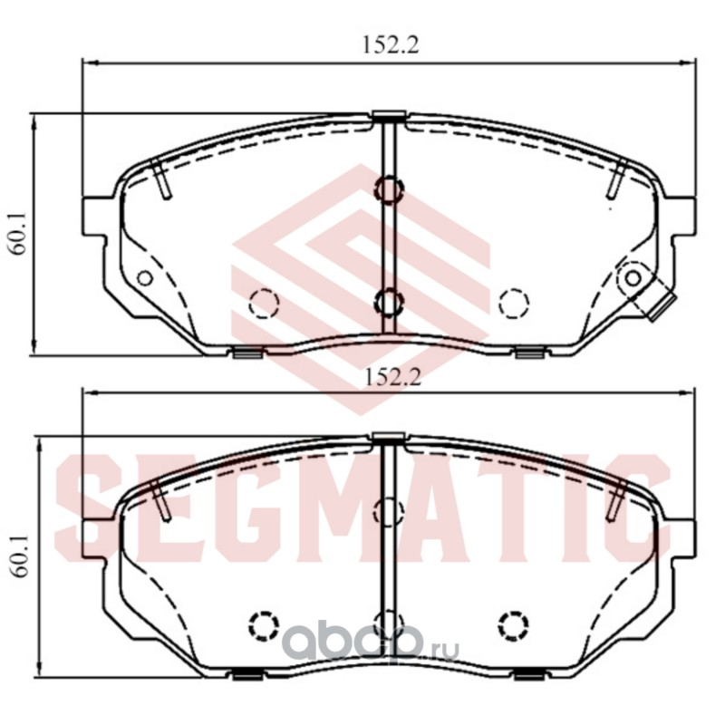 Колодка торм диск пер HYUNDAI SANTA FE IV (TM, TMA) 02/18->, KIA SORENTO III (UM) 01/15->