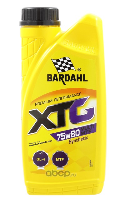 75w80 XTG MTF GL4 1L (синт. трансмисионное масло)