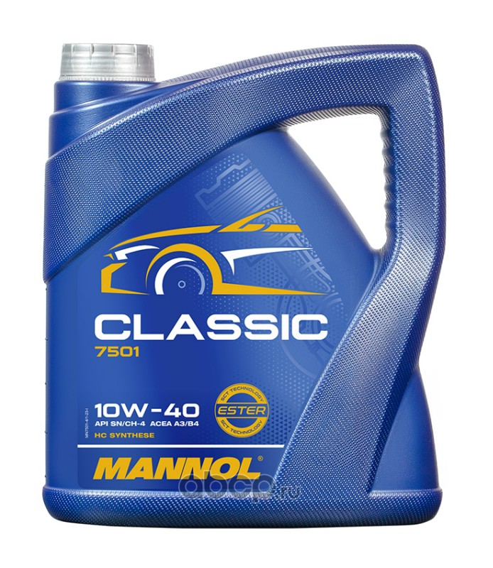 Масло моторное полусинтетическое 10W-40 CLASSIC 4л