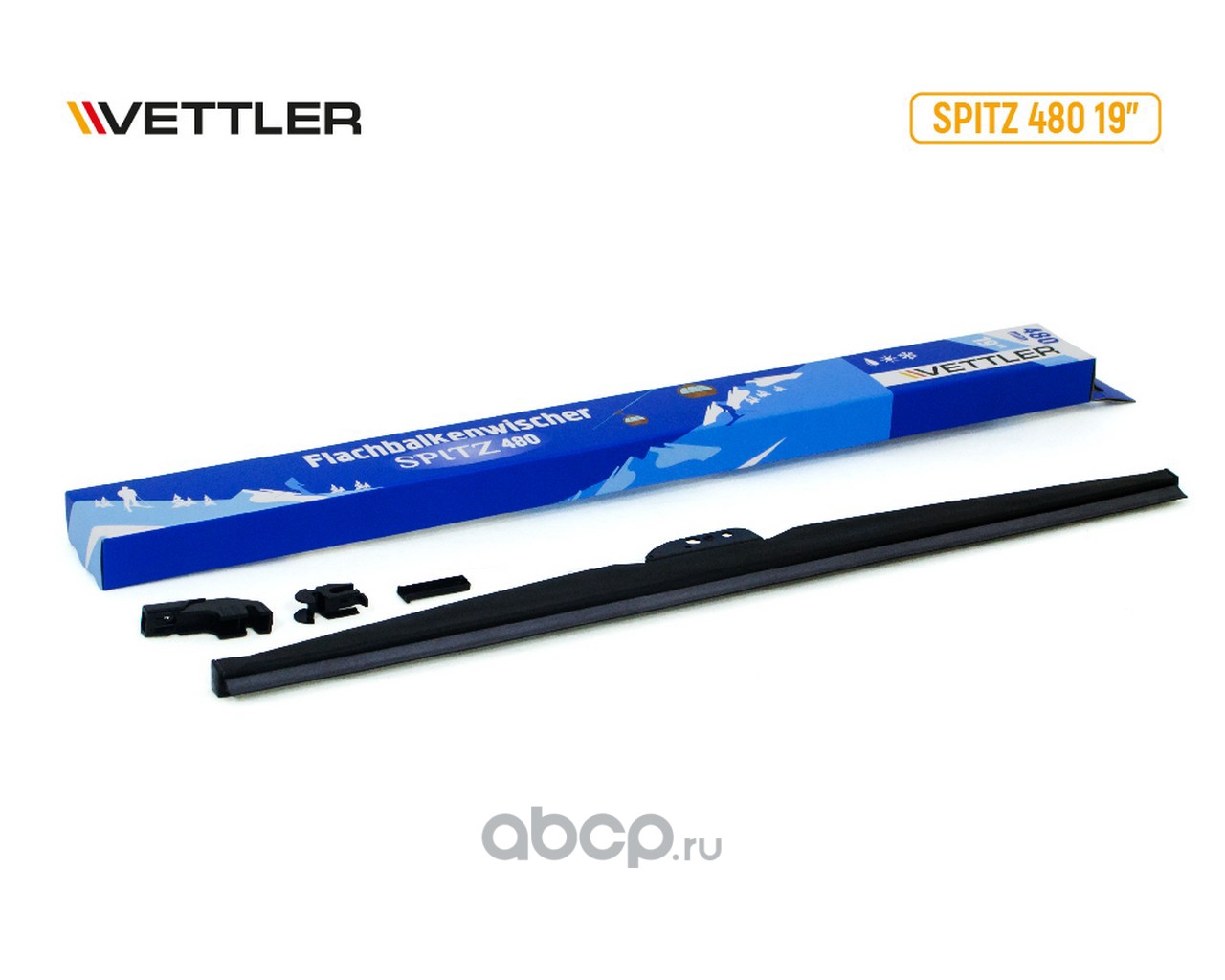 Щетка стеклоочистителя зимняя 480 мм SPITZ (17903) () · VETTLER VESPITZ480