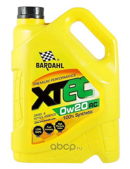 0W20 XTEC RC C5, SN-PLUS RC, ILSAC GF-5 5L (синт. моторное масло)