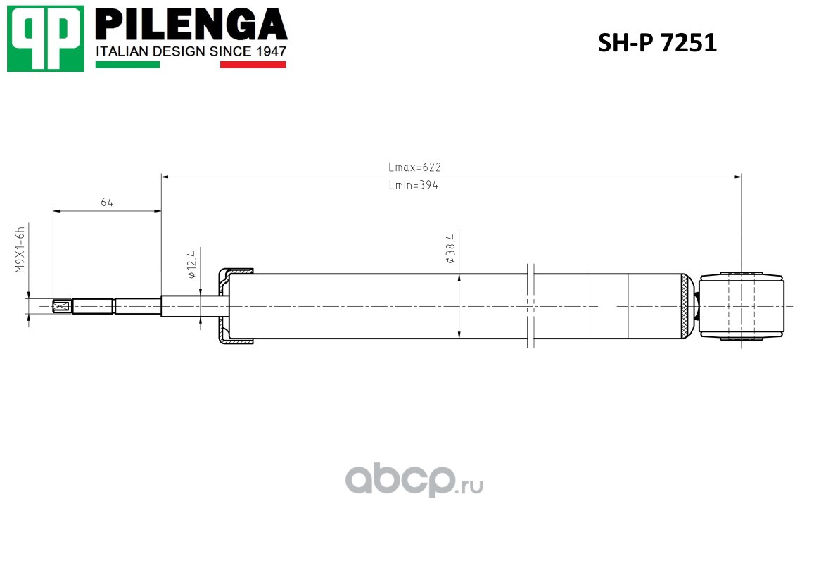 Амортизатор | зад прав/лев | · PILENGA SH-P 7251