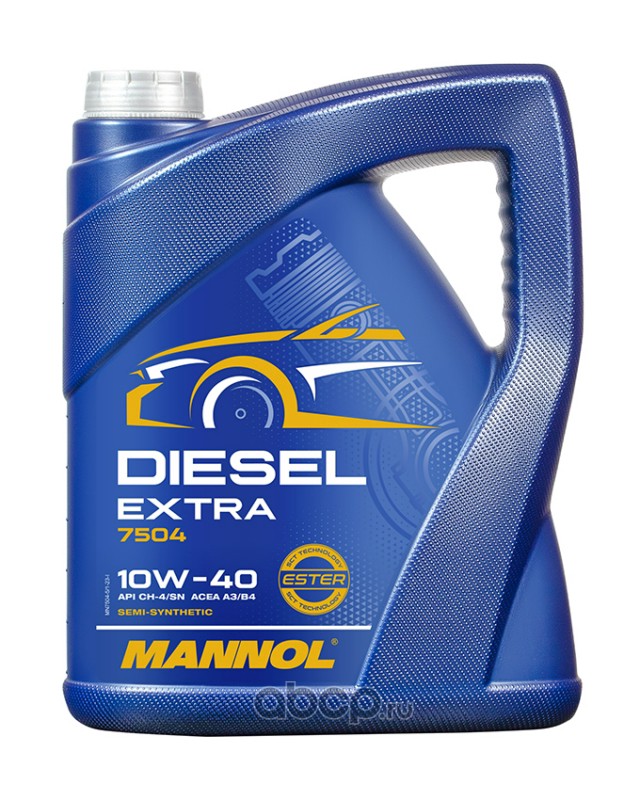 Масло моторное полусинтетическое 10W-40 DIESEL EXTRA 5л