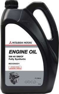 Масло моторное синтетическое ENGINE OIL 5W-40 4л