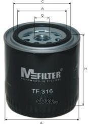 Фильтр масляный · MFILTER TF 316