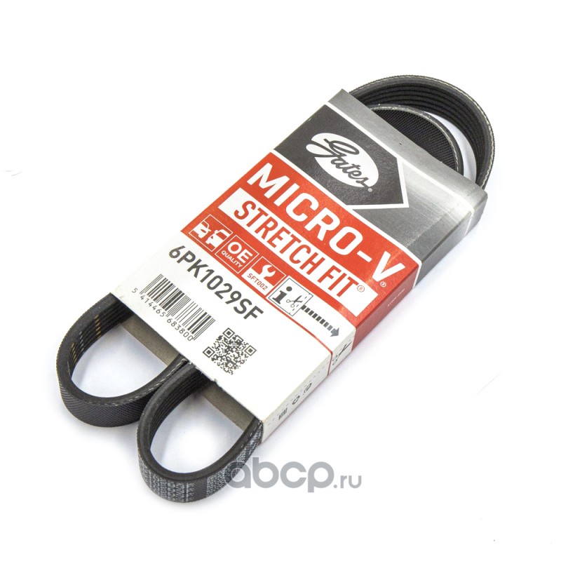 Ремень поликлиновой · GATES 6PK1029SF
