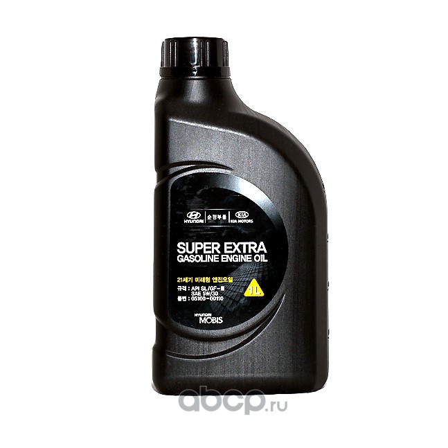 5W-30 Super Extra Gasoline API SL/CF-3 ILSAC GF-3, 1л (п.синт. мотор. масло)