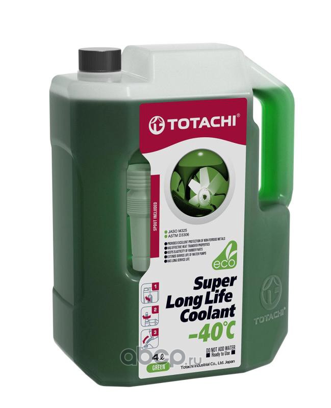 Антифриз, готовый раствор SUPER LLC -40°C зелёный 4л