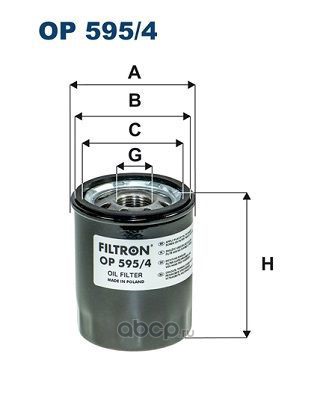 Фильтр масляный · FILTRON OP595/4