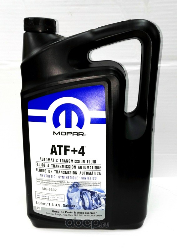 Спецжидкость для АКПП MOPAR ATF+4 () 5L