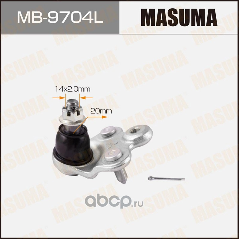 Опора шаровая левая нижняя · MASUMA MB9704L