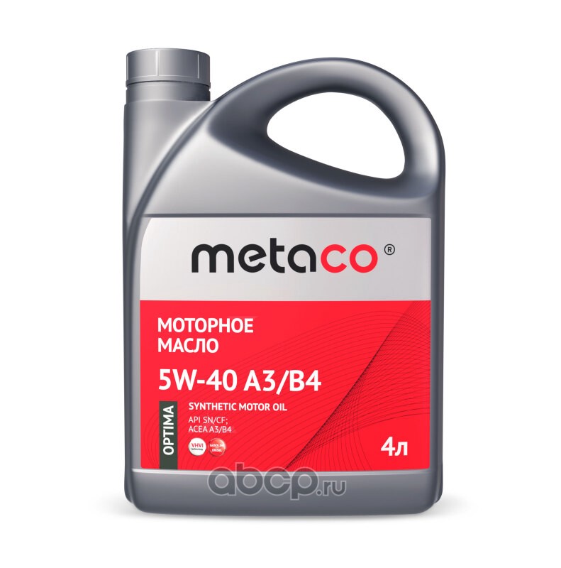 OIL Optima 5W40 SN/CF A3/B4 Масло моторное синт. 4L