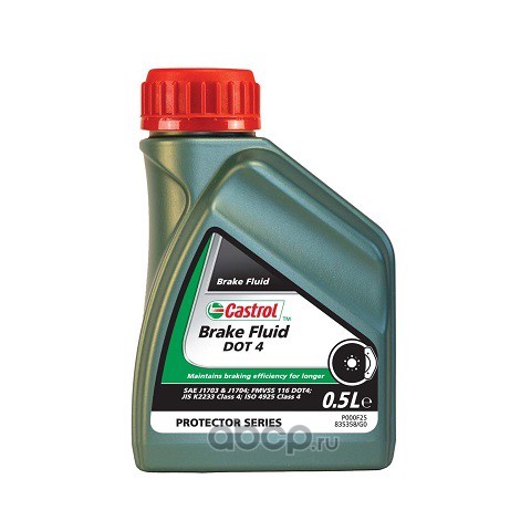 Жидкость тормозная Brake Fluid DOT4 0,5л