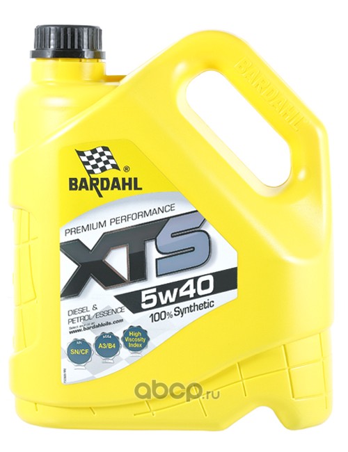 5W-40 XTS A3/B4, API SN/CF 4L (синт. моторное масло)