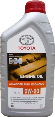 0W-20 Advanced Fuel Economy Extra, API SN Plus ILSAC GF-5, 1л (синт. мотор. масло)