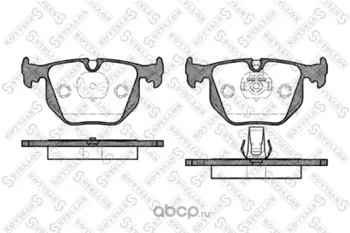 Колодки диск. з. BMW E38 2.8/4.0/5.0 | зад |