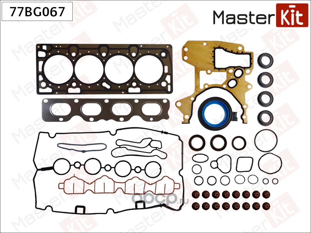 Комплект прокладок двигателя · MASTER KIT 77BG067